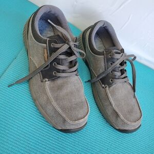 Orthofeet Shoes Men's Orthopedic Porto Canvas Loafer Sz 13 NO INSOLES